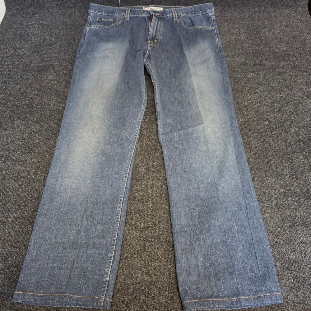 Levis 529 Low Rise Straight Jeans Mens 36x32 Blue Denim Medium Wash 100% Cotton